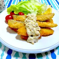 アジフライ|ももさん