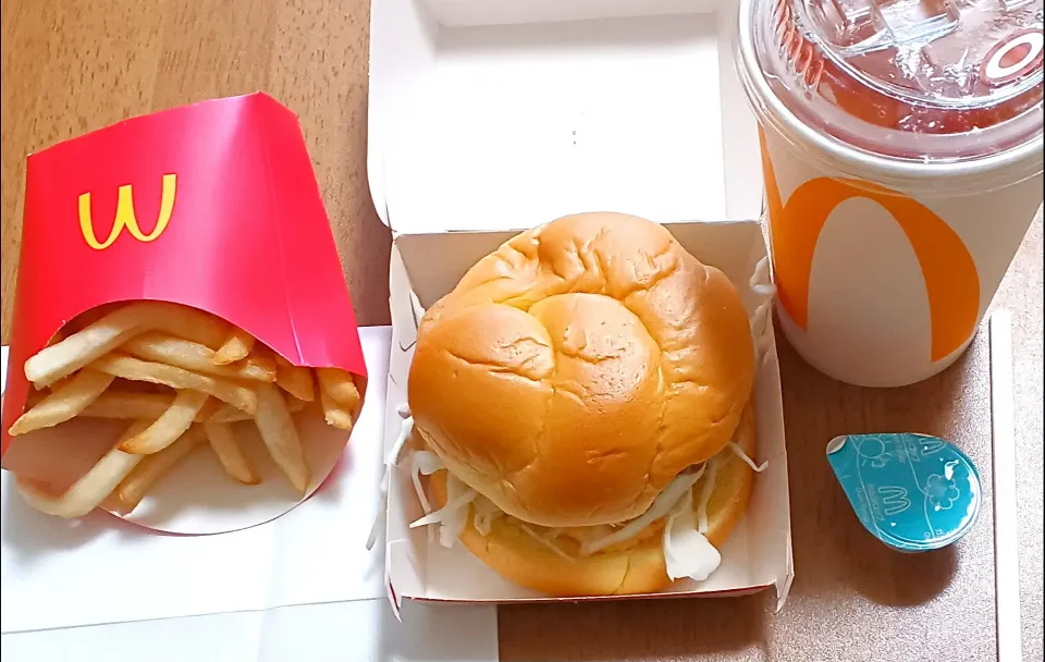 油淋鶏風チキンタツタバーガーセット|ナナさん