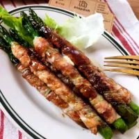 Yummy!ガーリックバターでアスパラ豚バラ巻き