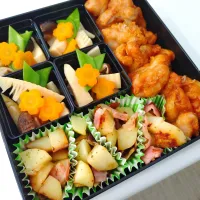 お花見弁当　おかずの重|あゆみ│ハレシピさん