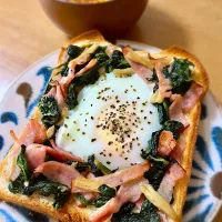 目玉焼きトースト| deekay71さん