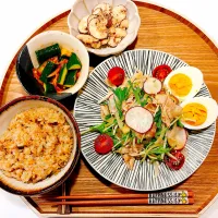 🐷昼【豚しゃぶ旨あえ】🧅|Laniさん