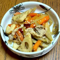 蓮根とごぼうのきんぴら| o-kazuさん