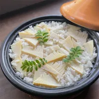 タジン鍋で筍ご飯