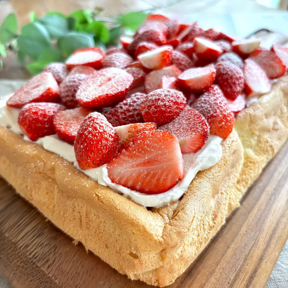 いちごのオープンショートケーキ|みずほさん