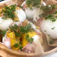 新玉ねぎとベーコンのせいろ蒸し