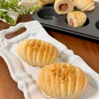 大豆ミートのウインナーパン|mai＊さん