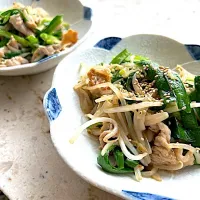 ニラもやし大豆ミート炒め🍳|ヨウコさん