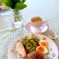 日曜日の朝…いつもの朝ごはパン🍞