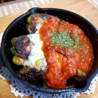 肉詰めピーマンメキシカン( ꇐᴗꇐ )すぱいし|まぁさん