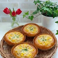 ツナマヨコーンチーズパン😋✨|あみさん