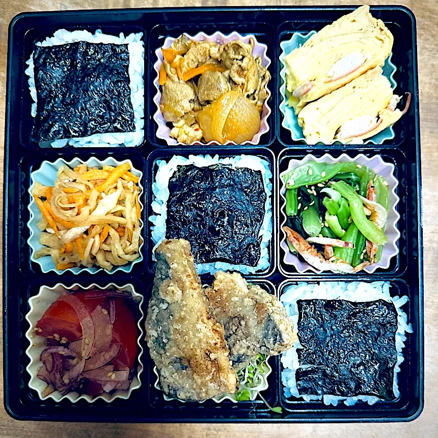 今日の9マス弁当|くまちゃんさん