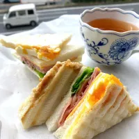 朝サンドウィッチ