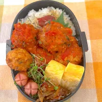 260420 ミードボールのトマト煮　男子高校生弁当|Riieeさん