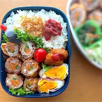 野菜巻きカツ弁当