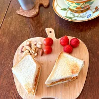 朝ごはん♯オムレツサンド|小松菜さん