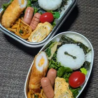 高校生、中学生弁当ꕤ︎︎·͜·|ゆ☺︎︎さん