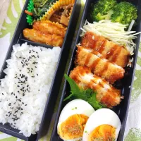 紫蘇チーズミルフィーユカツお弁当です✨