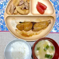 さわらのバター醤油と鶏もも竹の子煮|おしゃべり献立さん