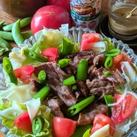 牛肉と春野菜でYummy!サラダ🥗|fumfumさん