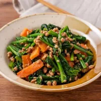 大豆のお肉とほうれん草のごまあえ|マルコメ キッチンさん