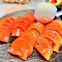 トマトスライス with モッツァレラチーズ|ぎんさん