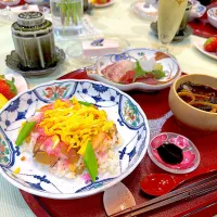 日曜日は旧暦の桃の節供日だったのでちらし寿司🎎|Seikoさん