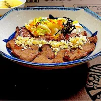 牛タンとろろ丼| ももさん