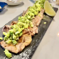 牛タンステーキ。大根葉塩ダレ| ぎんさん