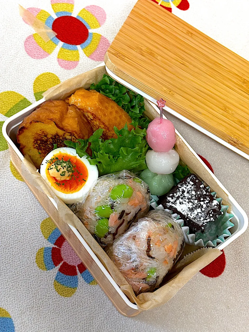 フレンチトースト🍙弁当|Chiharϋnさん