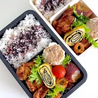 唐揚げ&焼売弁当！| ikumonさん