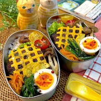 チーズハンバーグ弁当🧀