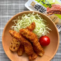 玉ねぎ生塩糀で鶏ささみカツ