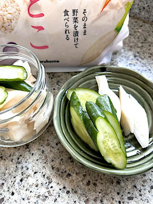 マルコメさんの糠床🥒初めて試しました😊|ヨウコさん