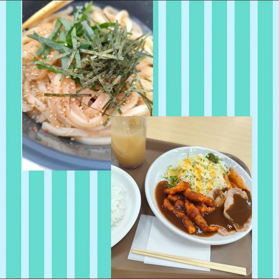 私の朝ごはん、息子昼ごはん|m.rafuさん
