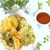 春野菜の天ぷら ·͜·♡|fumiさん