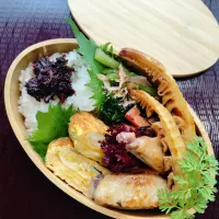 焼き筍のお花見弁当