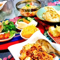 #筍おこわ、筍の磯部天ぷら|Reikoさん