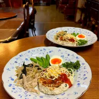 豆腐ハンバーグ＊シラチャーマヨプレート🥗|henryさん