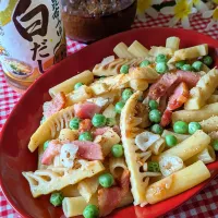 筍とベーコンの春パスタ