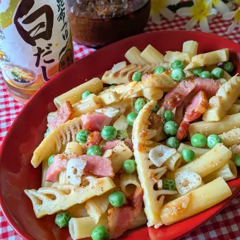 Snapdishの人気料理写真:筍とベーコンの春パスタ
