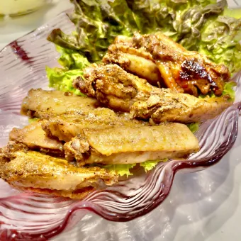 Snapdishの人気料理写真:手羽中のジャークチキン