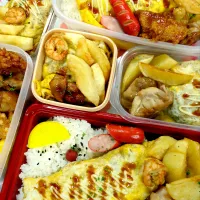 オムそば弁当20260422|小料理あやさん