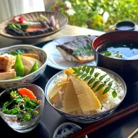 筍ごはんの夕餉 ~ありがとうございます| とんちんさん