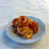 お弁当に竹輪のチリソース|かっちゃん杉さん