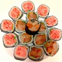 ほぼ具!　ブリとネギとろの海苔巻き|豆大福さん