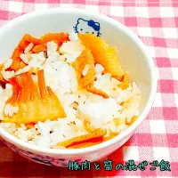 豚肉と筍の混ぜご飯|あんみっちゃんさん