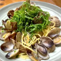 アサリ入れ過ぎボンゴレビアンコ🍝貝柱トッピング|buhizouさん