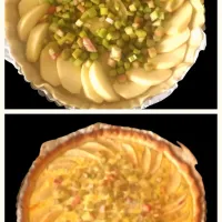 🇫🇷Apple and rhubarb pie🇫🇷|KWAII69さん