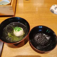 「宝善亭」さんの「旬小箱」のお吸い物| はやとさん